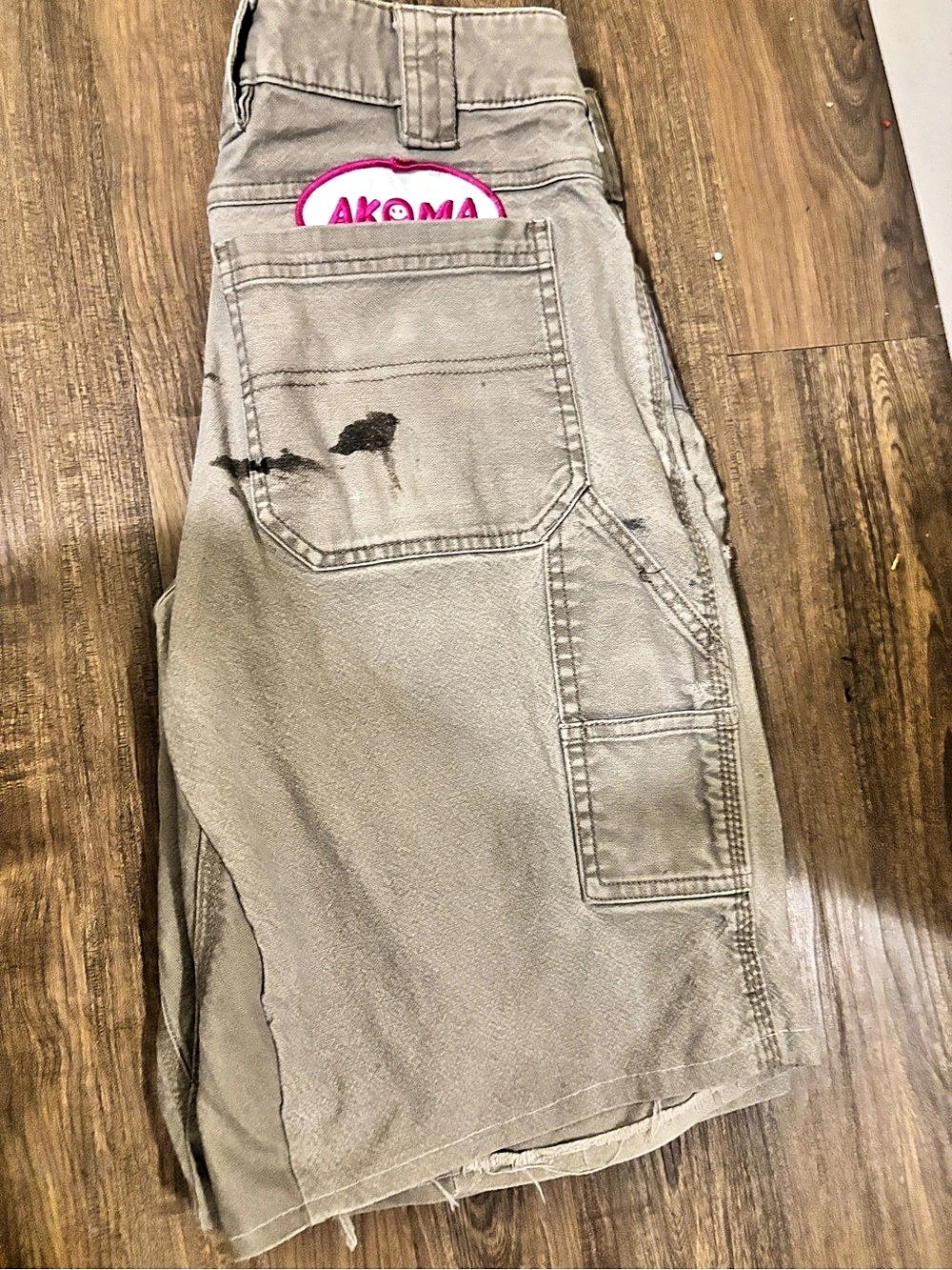 Noble Men's Cargo Shorts Waist 30 Gray
